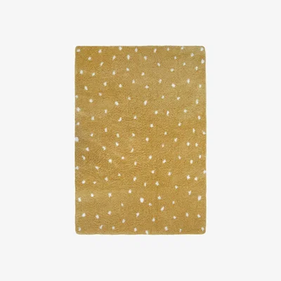 Homebase Snug Spotty Rug - Ochre - 120x170cm