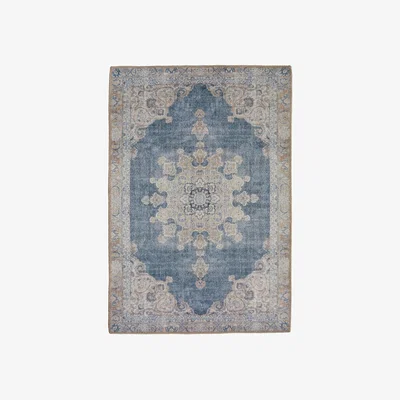 Homebase Opal Medallion Rug Navy 100x150cm