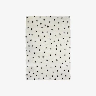 Homebase Snug Spotty Rug - Monochrome - 160x230cm