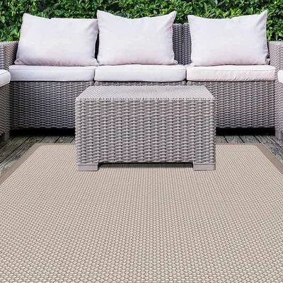 Homebase Relay Recycled Indoor/Outdoor Rug - Natural - 200x290cm
