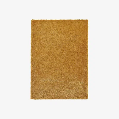 Homebase Ozzy Plain Shaggy Rug - Ochre - 160x230cm
