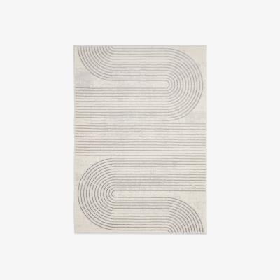 Homebase Milan Rug - Silver - 120x170cm