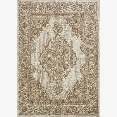 Homebase Indoor Outdoor Medallion Rug - Natural - 120x170cm
