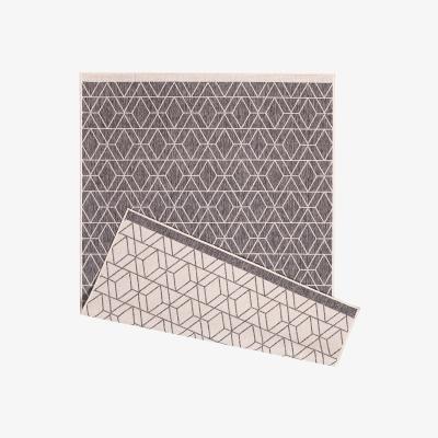 Homebase Duo Weave Indoor/Outdoor Rug - Diamonds Grey - 160x230cm