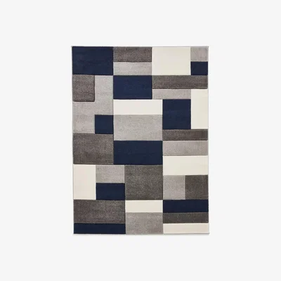 Homebase Chicago Square Rug - Navy - 160x230cm
