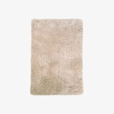 Homebase Soft Washable Rug - Champagne - 100x150cm