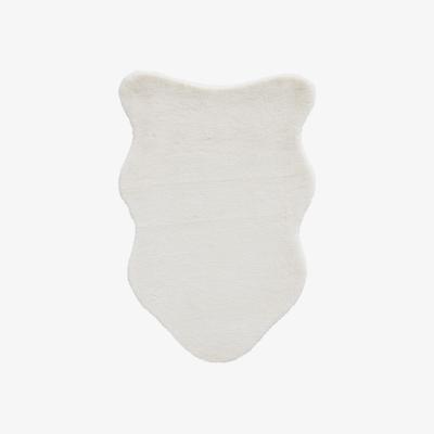 Homebase Single Pelt Faux Fur Rug - Ivory
