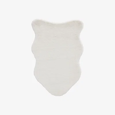 Homebase Single Pelt Faux Fur Rug - Ivory