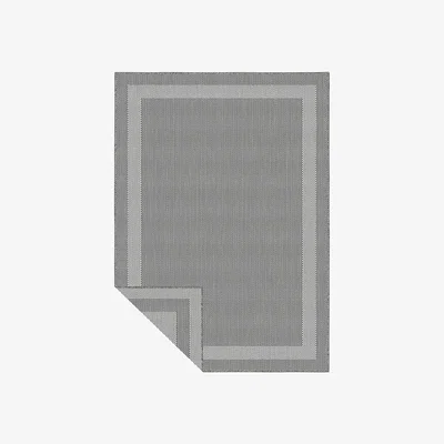 Homebase Duo Weave Indoor/Outdoor Rug - Silver - 120x170cm