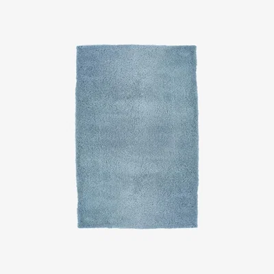 Homebase Snug Plain Rug - Denim - 160x230cm