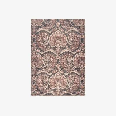 Hug Rug Paisley Tapestry Smoke Eco-Washable Rug