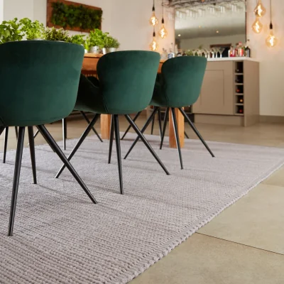 Hug Rug Cable Rug Warm Grey