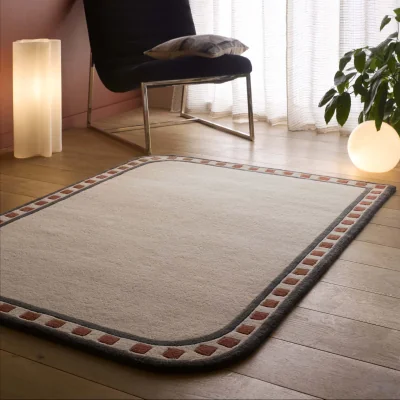 Hug Rug Borderline Rug Natural