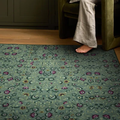 Hug Rug Blossoming Vines Eco-Washable Rug