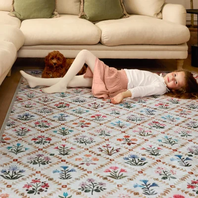 Hug Rug The Wildflower Patch Eco-Washable Rug
