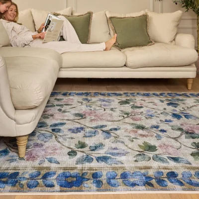 Hug Rug The Lady Rose Eco-Washable Rug