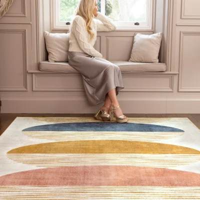 Hug Rug Oval Eclipse Eco-Washable Rug