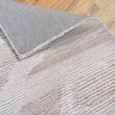 Industville Mere Hand Tufted Wool Rug - Ivory & Beige