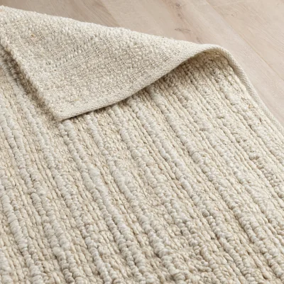 Industville Eyton Hand Woven Jute Rug - Cream