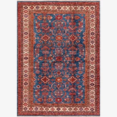 John Lewis Gooch Oriental Supreme Kazak Rug, Blue, L232 x W170 cm