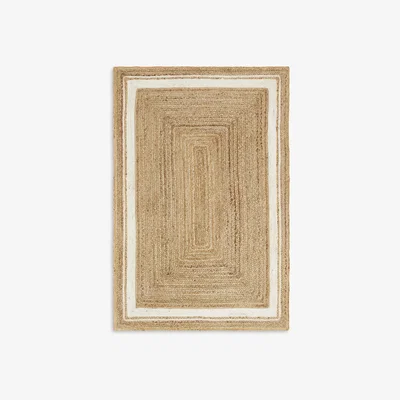 John Lewis John Lewis & Partners Jute Border Rug, L180 x W120 cm