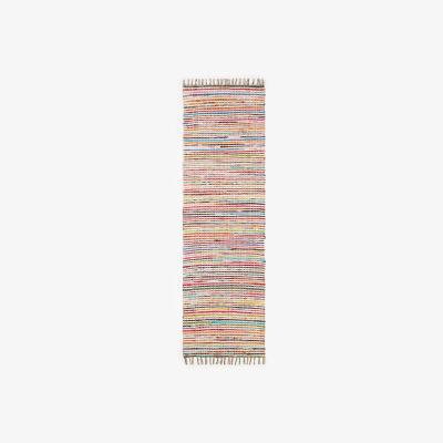 John Lewis ANYDAY John Lewis & Partners Recycled Cotton Chindi Runner Rug, L240 x W70 cm, Multi