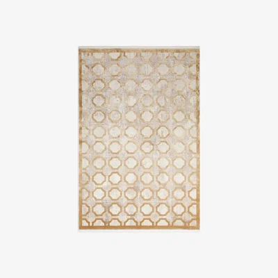 John Lewis Gooch Luxury Distressed Mosaic Rug, Gold, L230 x W160 cm