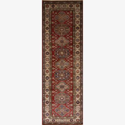 John Lewis Gooch Oriental Supreme Kazak Runner Rug, Red, L246 x W82 cm