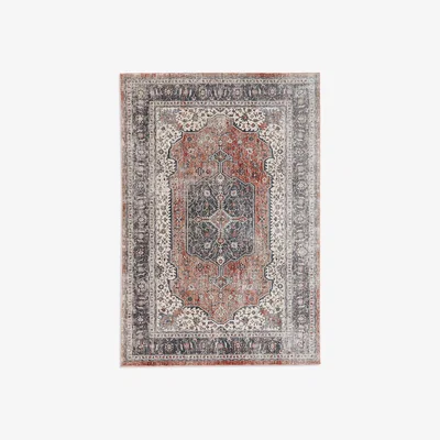 John Lewis John Lewis & Partners Multi Medallion Rug, Red