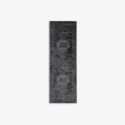 John Lewis John Lewis & Partners Trio Medallion Runner, Blue, L240 x W80 cm