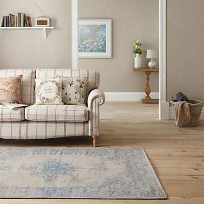 John Lewis Louis De Poortere Starfield Rug, Soft Blue