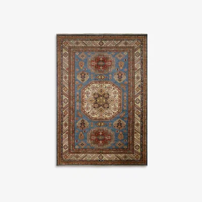 John Lewis Gooch Oriental Supreme Kazak Rug, Blue, L293 x W206 cm