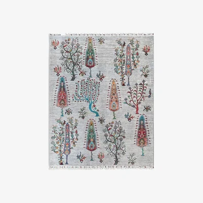 John Lewis Gooch Oriental Pictorial Rug, L199 x W155 cm, Grey
