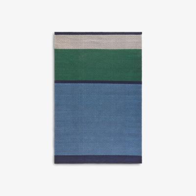 John Lewis John Lewis Colour Block Stripe Indoor/Outdoor Rug, Blue