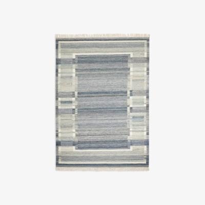 John Lewis John Lewis Gradient Border Rug, Blue