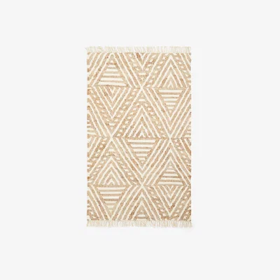 John Lewis John Lewis & Partners Broken Triangles Jute Rug