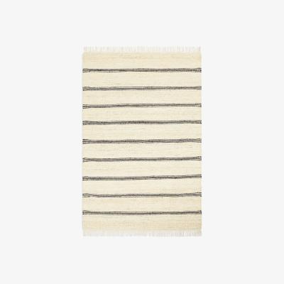 John Lewis John Lewis Jute Stripe Rug, Neutral, L180 x W120 cm