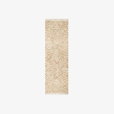 John Lewis ANYDAY John Lewis & Partners Broken Triangles Jute Runner, L240 x W70 cm