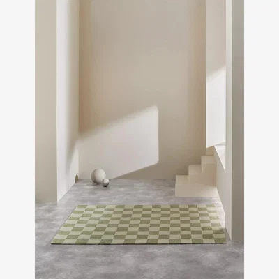 John Lewis MADE Juliette Checkerboard Wool Rug, Brown