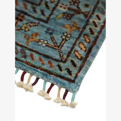 John Lewis Gooch Oriental Sultani Pure Wool Rug, Blue, L121 x W84 cm