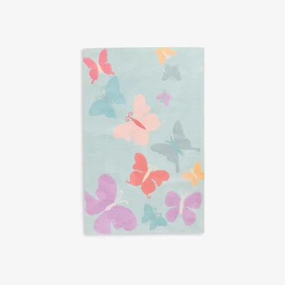 John Lewis little home at John Lewis Butterflies Children's Rug, Multi, L170 x W110cm