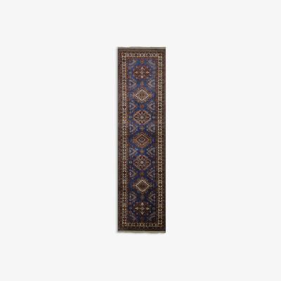John Lewis Gooch Oriental Kazak Supreme Rug, Blue/Multi, L308 x W84 cm