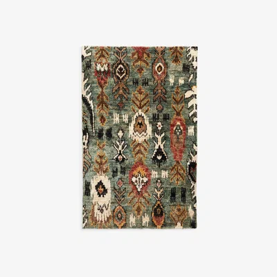 John Lewis John Lewis & Partners Ikat Jute Rug, Green