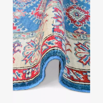 John Lewis Gooch Oriental Kazak Rug, L192 x W152 cm, Blue