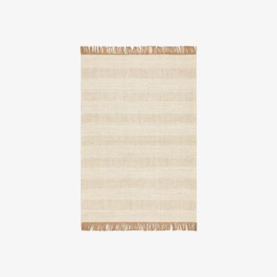 John Lewis John Lewis Kenzo Stripe Jute Rug, Neutral, L240 x W170 cm