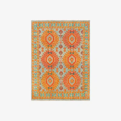 John Lewis Gooch Luxury Hand Knotted Khal Mohammadi Rug, Orange, L180 x W120 cm