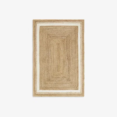 John Lewis John Lewis & Partners Jute Border Rug, L240 x W170 cm