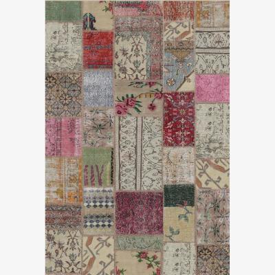 John Lewis Ruggable Patchwork Boho Flatwoven Rug, Multi