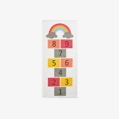 John Lewis little home at John Lewis Rainbow Hopscotch Rug, L178 x W76cm