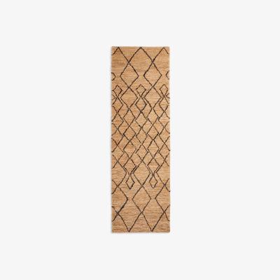 John Lewis John Lewis & Partners Jute Diamonds Runner, Multi, L240 x W70 cm